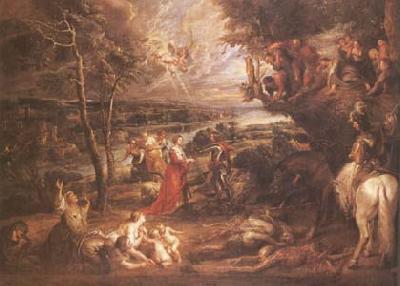 Peter Paul Rubens Landscape with St George (mk25) France oil painting art